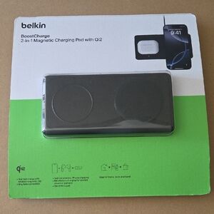 Belkin 2-in-1 Magnetic Wireless Charging Pad W/ Q12 15W